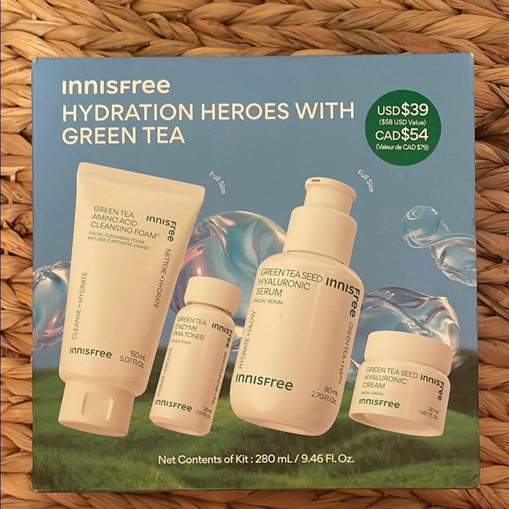 Green Tea Skincare Set - White